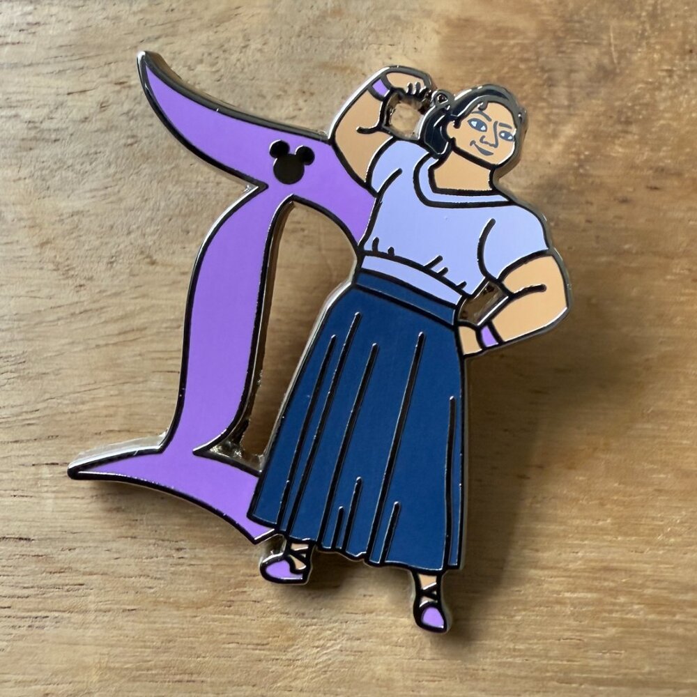 Disneyland Hidden Mickey Pin - Luisa Encanto D